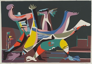 Forward Pass [1936] by Joseph Vogel [1911–1995]